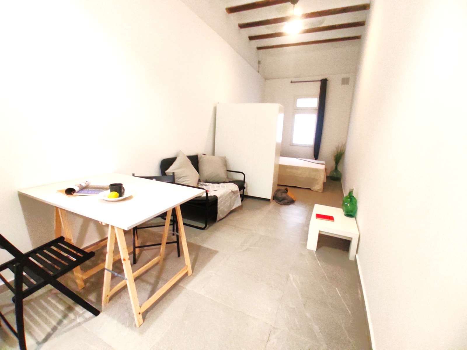 Study to share in  Valencia Capital  with Air Conditioner and Terrace
