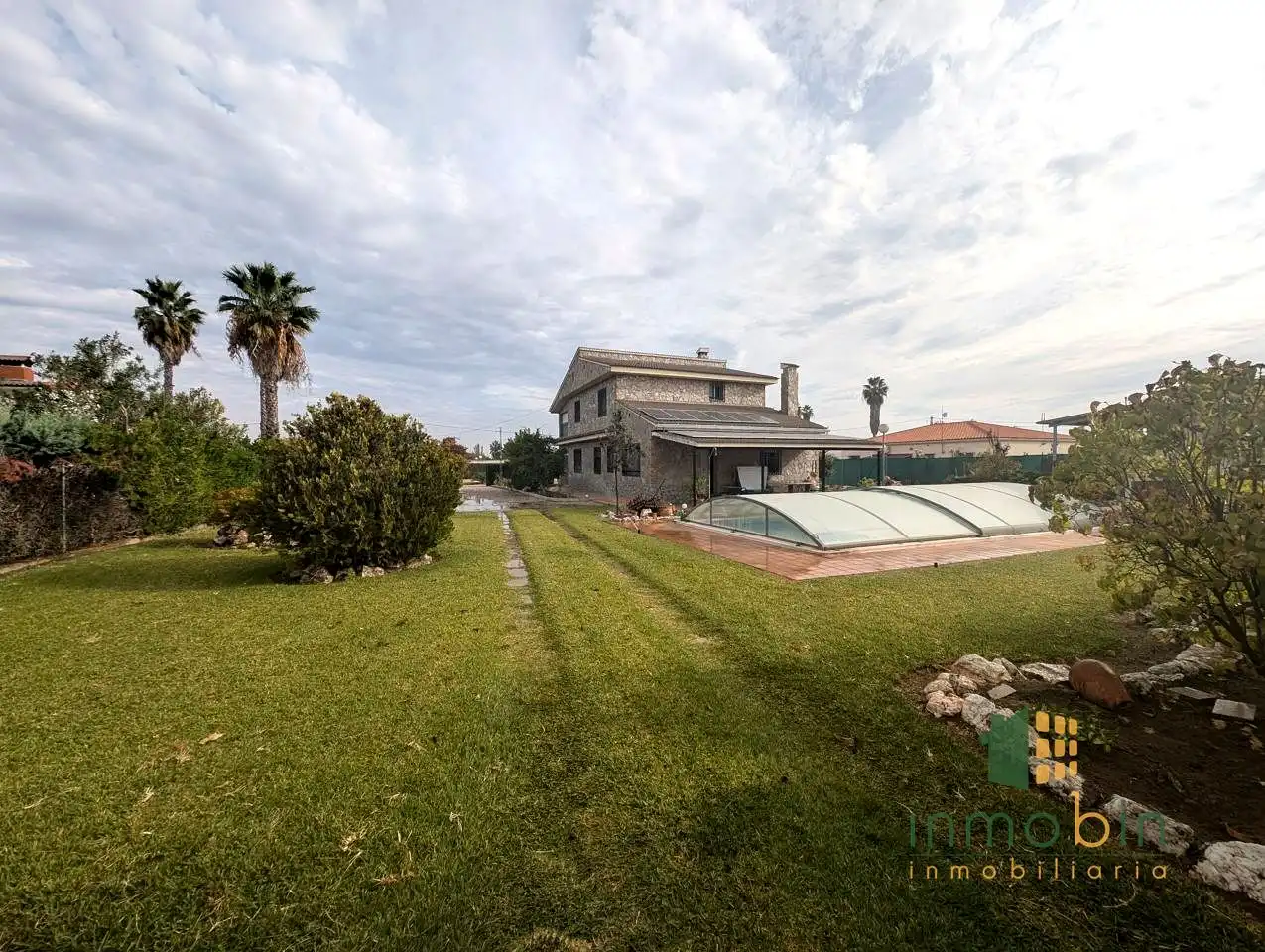 Jardín de Finca rústica en venta en Don Benito con Jardín privado y Piscina