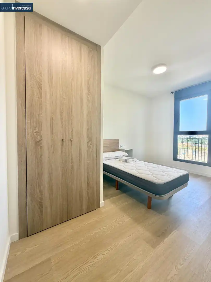 Schlafzimmer von Wohnung zur Miete in Quart de Poblet mit Klimaanlage, Abstellraum und Möbliert