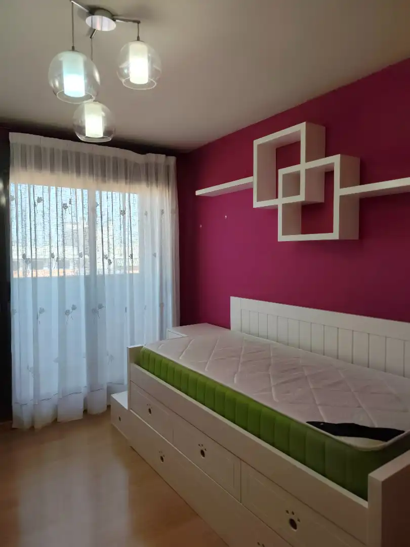 Bedroom of Attic for rent in Leganés  with Air Conditioner, Heating and Private garden