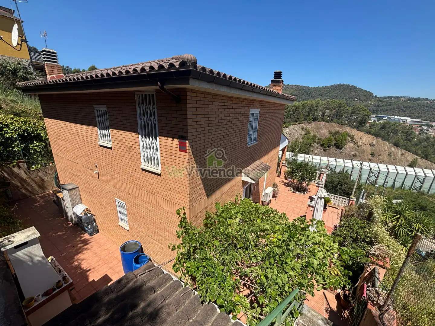 Exterior view of Houses for sale in Cervelló  with Air Conditioner, Heating and Private garden