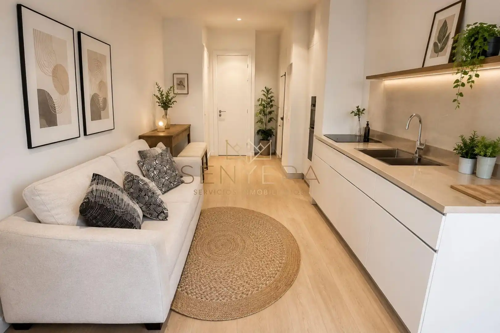 Living room of Flat for sale in Valencia  with Air Conditioner and Terrace