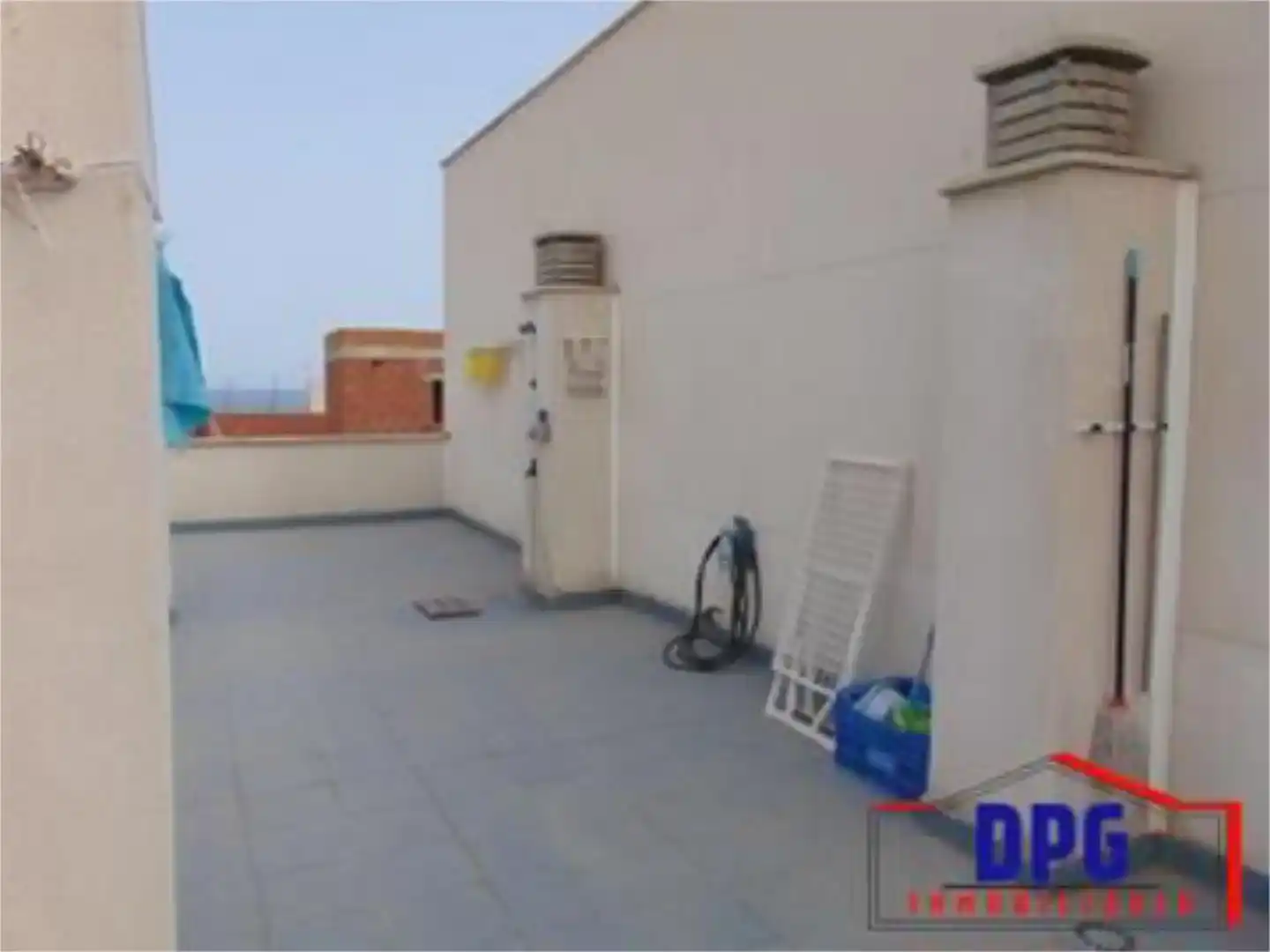 Terraza de Ático de alquiler en Garrucha con Aire acondicionado, Trastero y Piscina