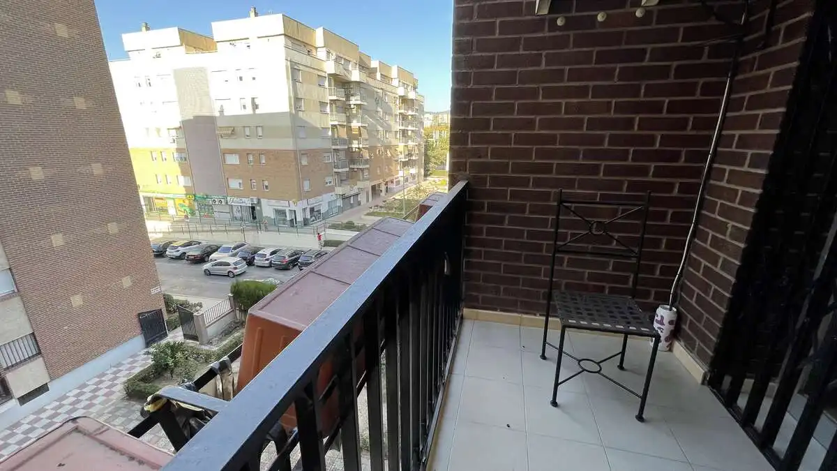 Balcony of Flat for rent in Granada  with Air Conditioner, Heating and Terrace