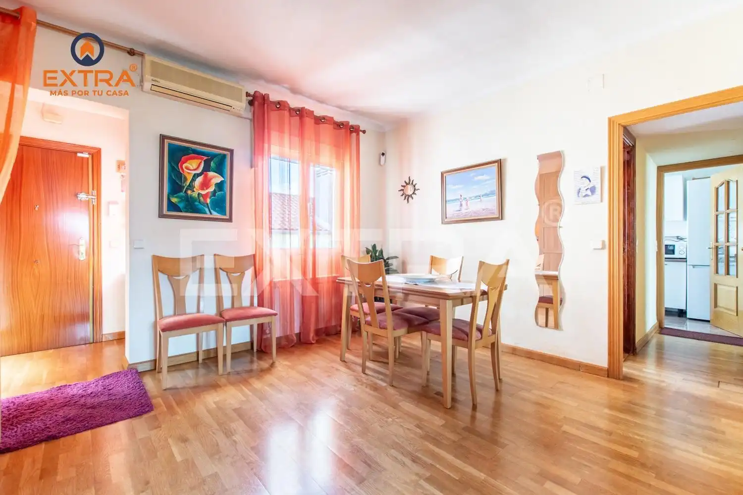 Living room of Flat for sale in  Madrid Capital  with Air Conditioner and Heating
