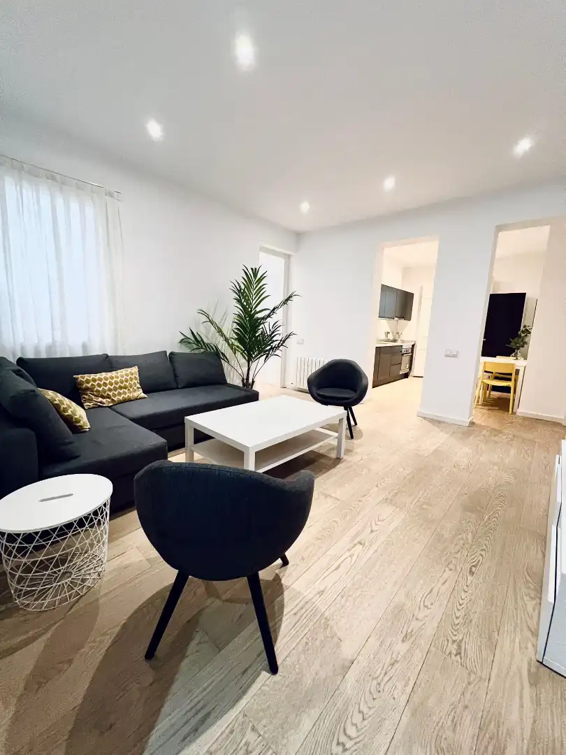 Sala d'estar de Pis en venda en Madrid amb Aire condicionat, Calefacció i Parquet