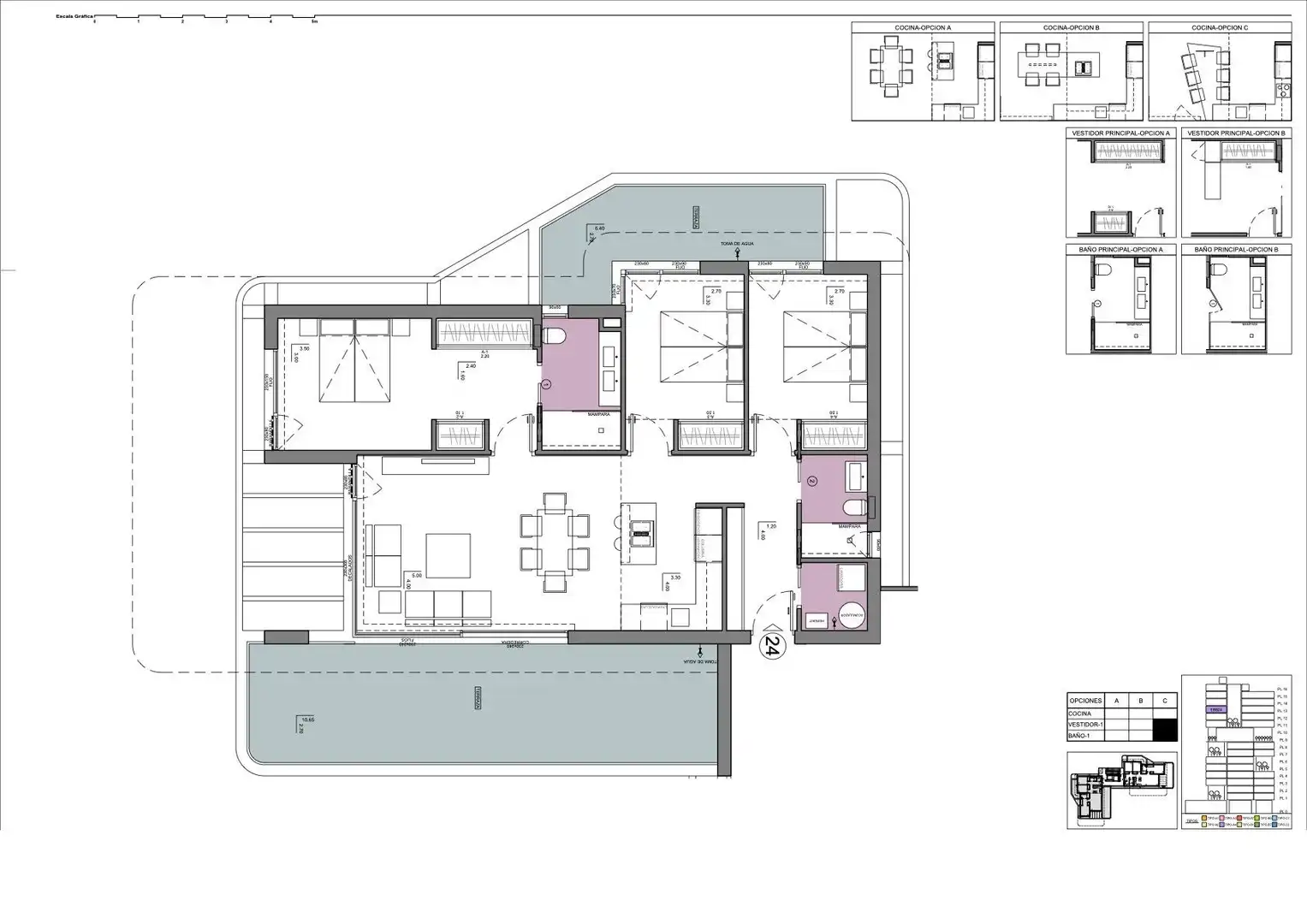 Appartement compact avec terrasse à vendre à Zona Levante - Playa Fossa, imagen 16
