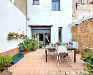 Terrace of Single-family semi-detached for sale in Terrassa  with Parquet flooring and Storage room
