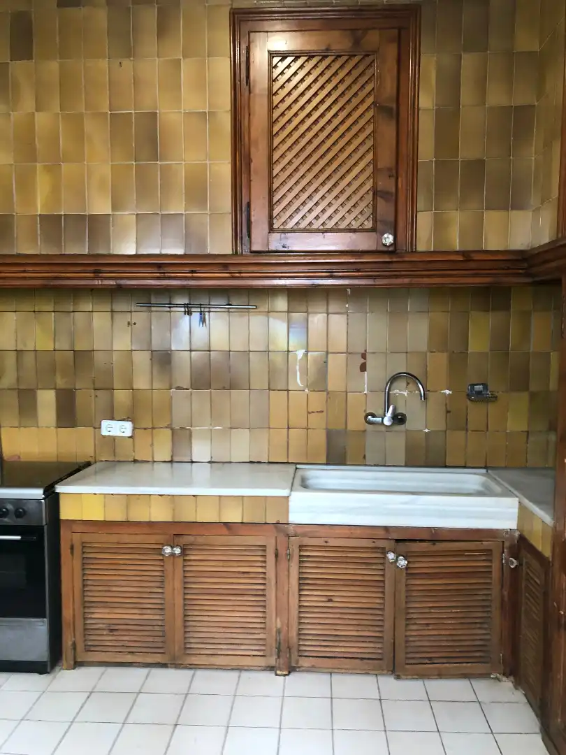 Cocina de Finca rústica en venta en Vilassar de Mar con Calefacción, Jardín privado y Terraza