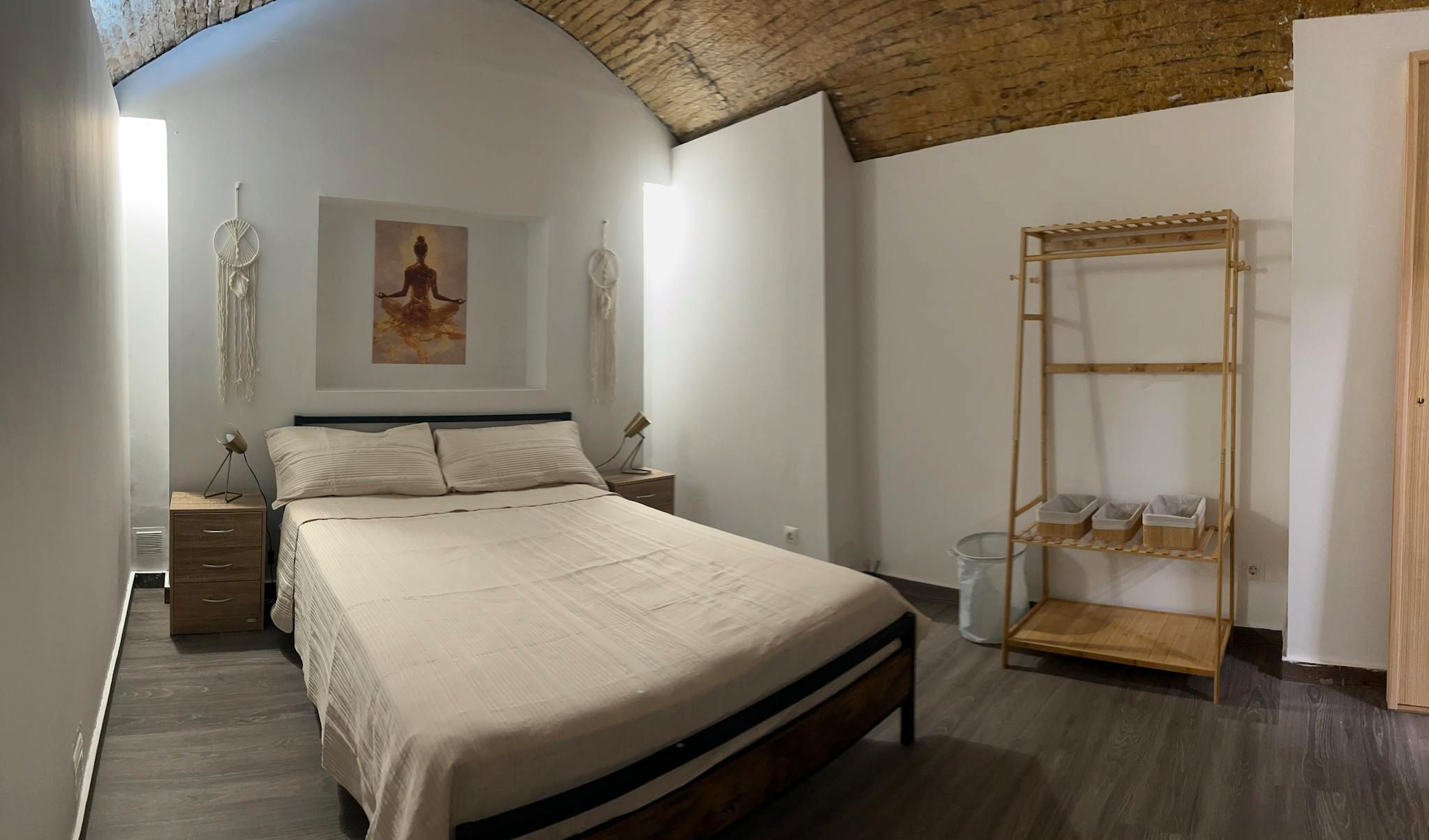 Bedroom of Flat to share in  Barcelona Capital  with Heating, Furnished and TV