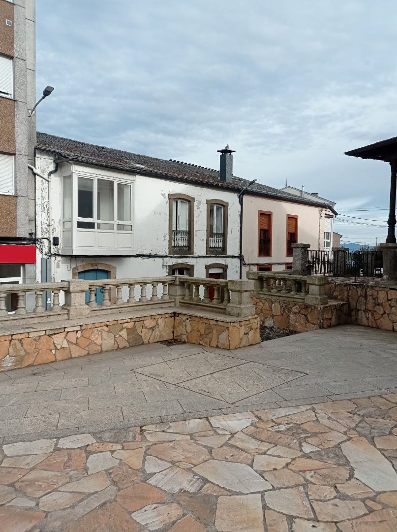 Exterior view of Single-family semi-detached for sale in A Fonsagrada   with Private garden, Furnished and Balcony