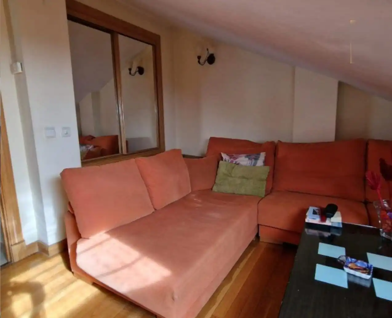 Wohnzimmer von Maisonette zum Verkauf in Plasencia mit Klimaanlage, Heizung und Terrasse
