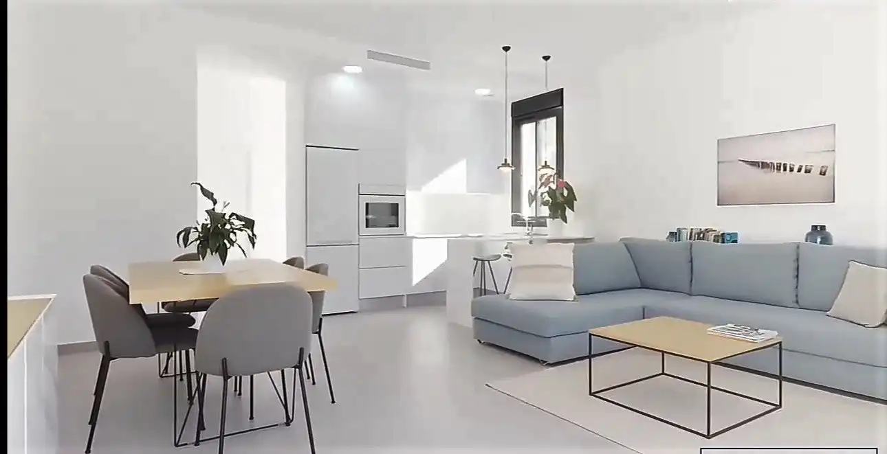 Sala de estar de Casa o chalet en venta en Pilar de la Horadada con Aire acondicionado, Calefacción y Jardín privado