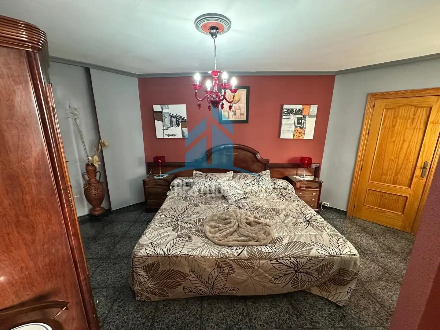 Schlafzimmer von Wohnung zum Verkauf in Cullera mit Klimaanlage, Privatgarten und Terrasse