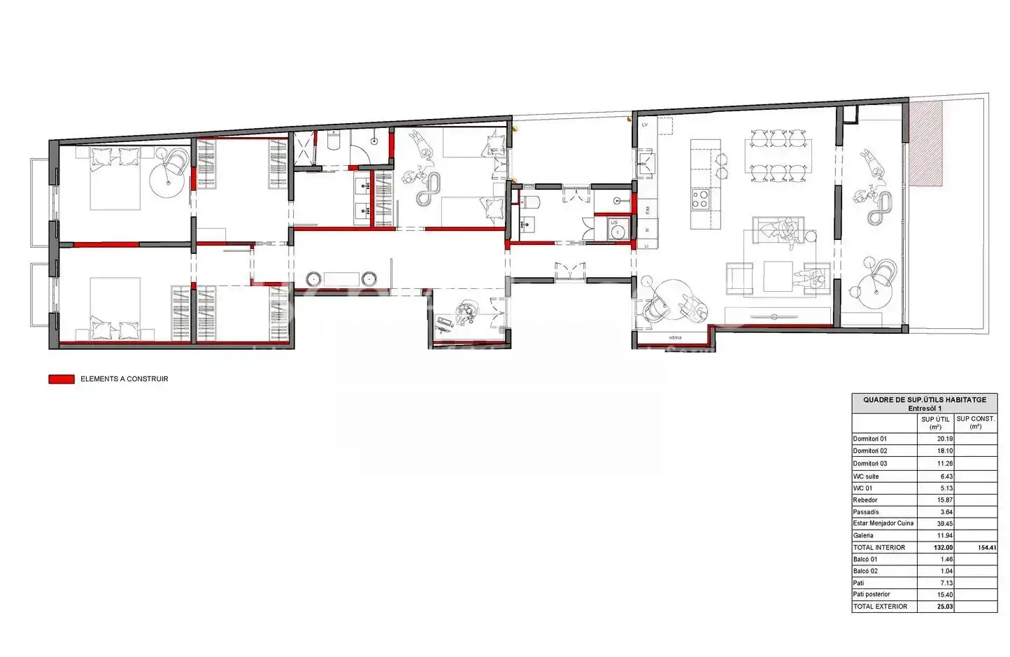 Piso con terraza en venta en Carrer de Bergara, imagen 36