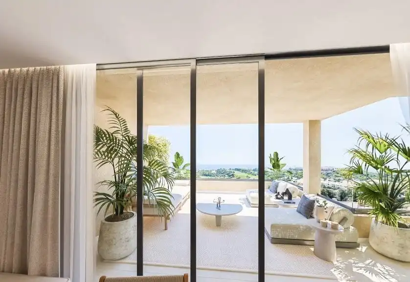 Terrassa de Apartament en venda en Benalmádena amb Aire condicionat, Calefacció i Jardí privat