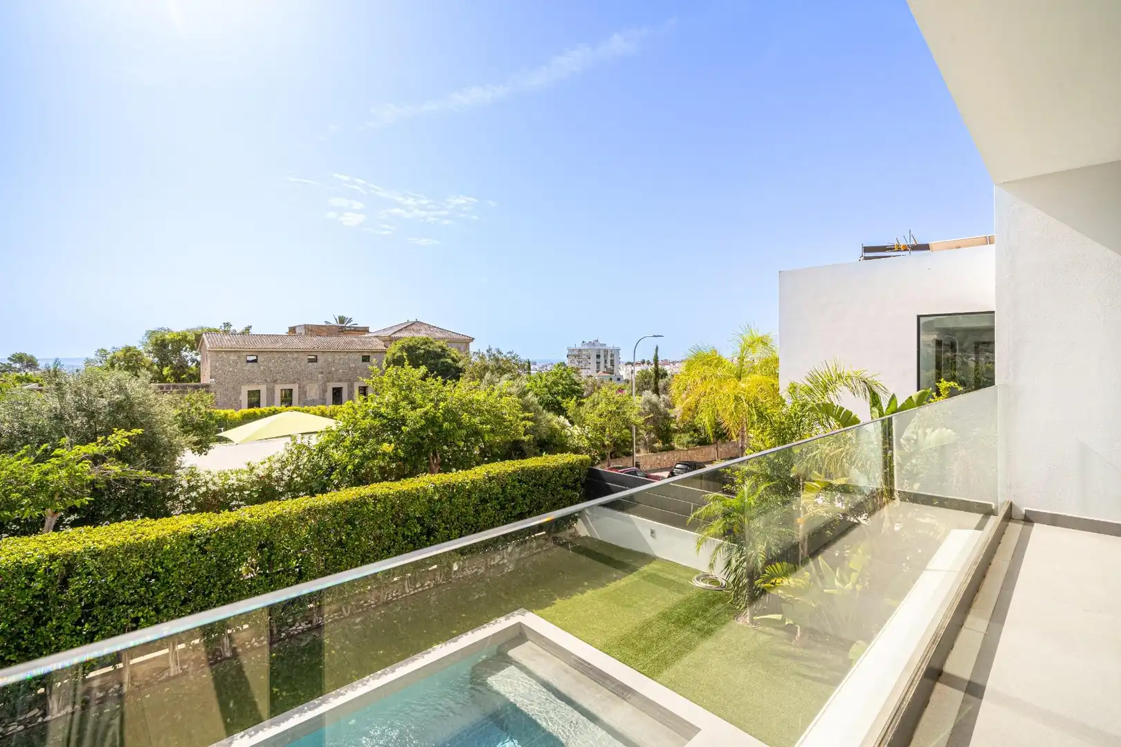 Terrassa de Casa o xalet en venda en  Palma de Mallorca amb Aire condicionat, Calefacció i Jardí privat