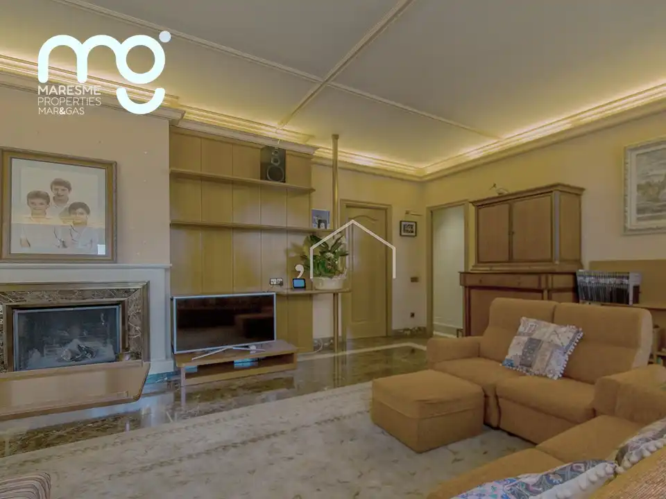 Sala de estar de Ático en venta en Barcelona con Aire acondicionado, Calefacción y Jardín privado