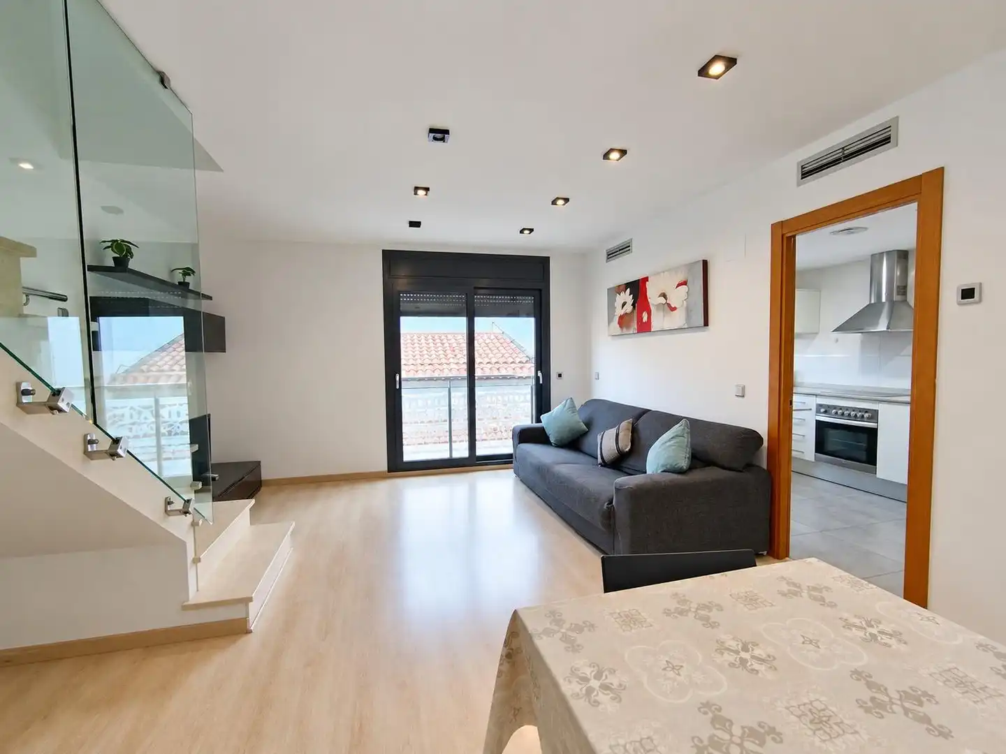 Sala d'estar de Àtic en venda en Poblenou  