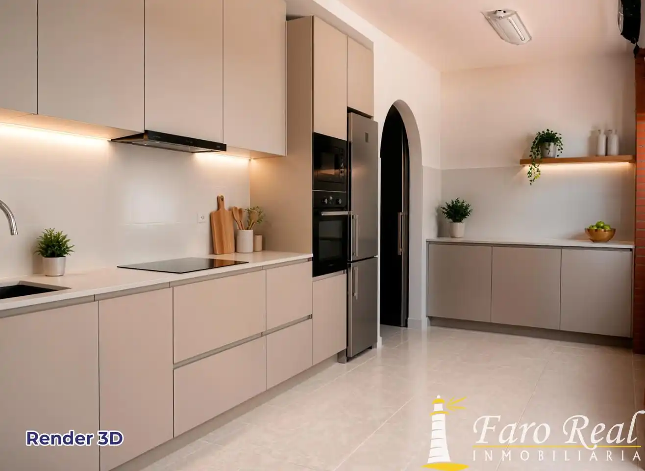Cocina de Casa o chalet en venta en Chipiona con Aire acondicionado, Calefacción y Jardín privado