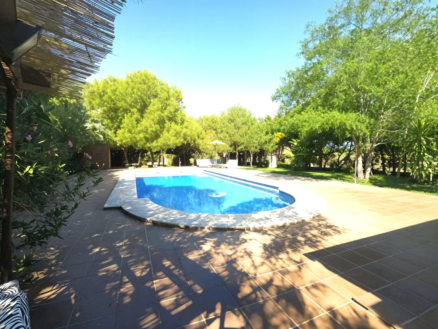Piscina de Finca rústica en venda en Puebla de Sancho Pérez amb Aire condicionat, Jardí privat i Traster
