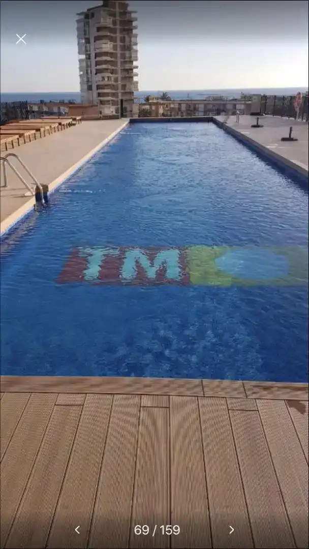 Piscina de Pis de lloguer en Playa Poniente