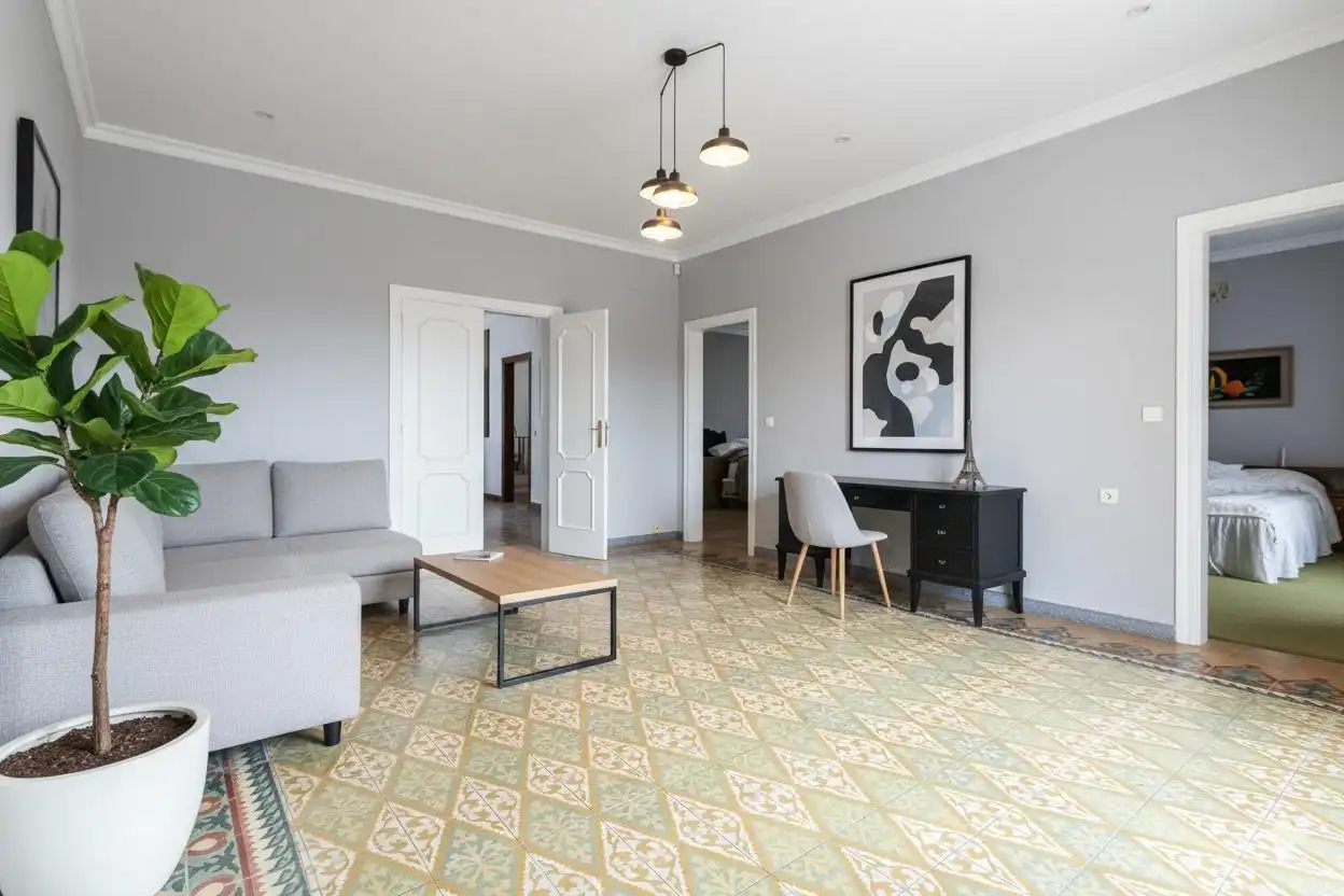 Living room of Country homes for sale in Sant Boi de Llobregat  with Private garden, Terrace and Storage room
