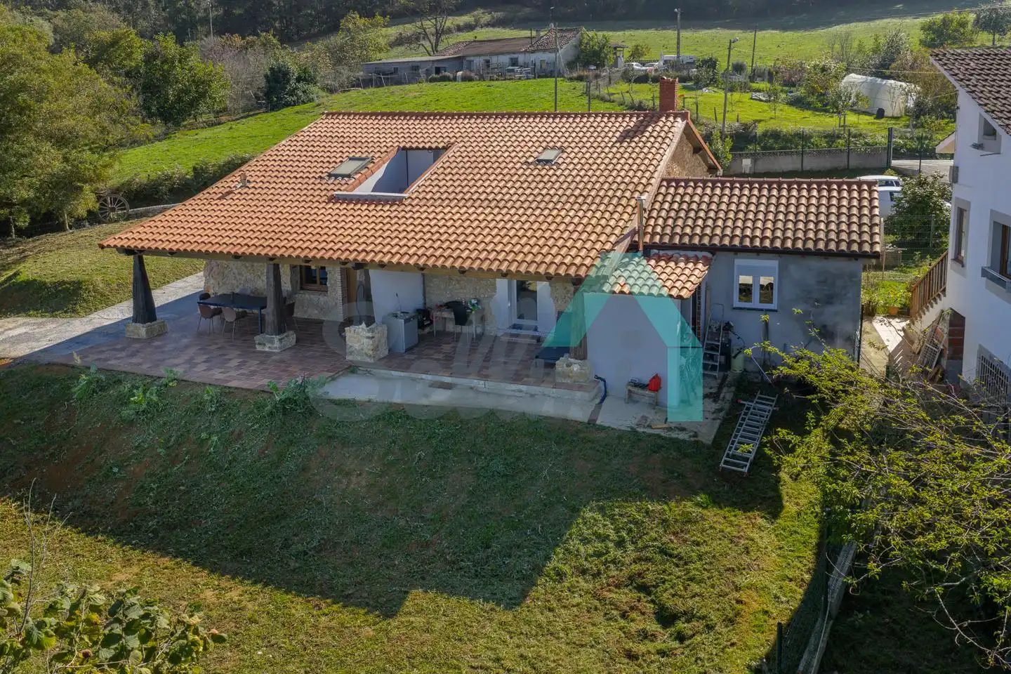 Garden of Houses for sale in Siero  with Heating, Private garden and Terrace