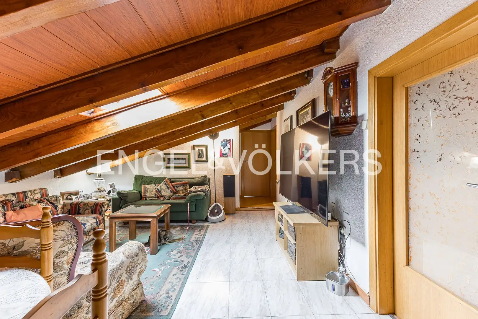 Sala de estar de Casa o chalet en venta en Sant Just Desvern con Calefacción y Terraza