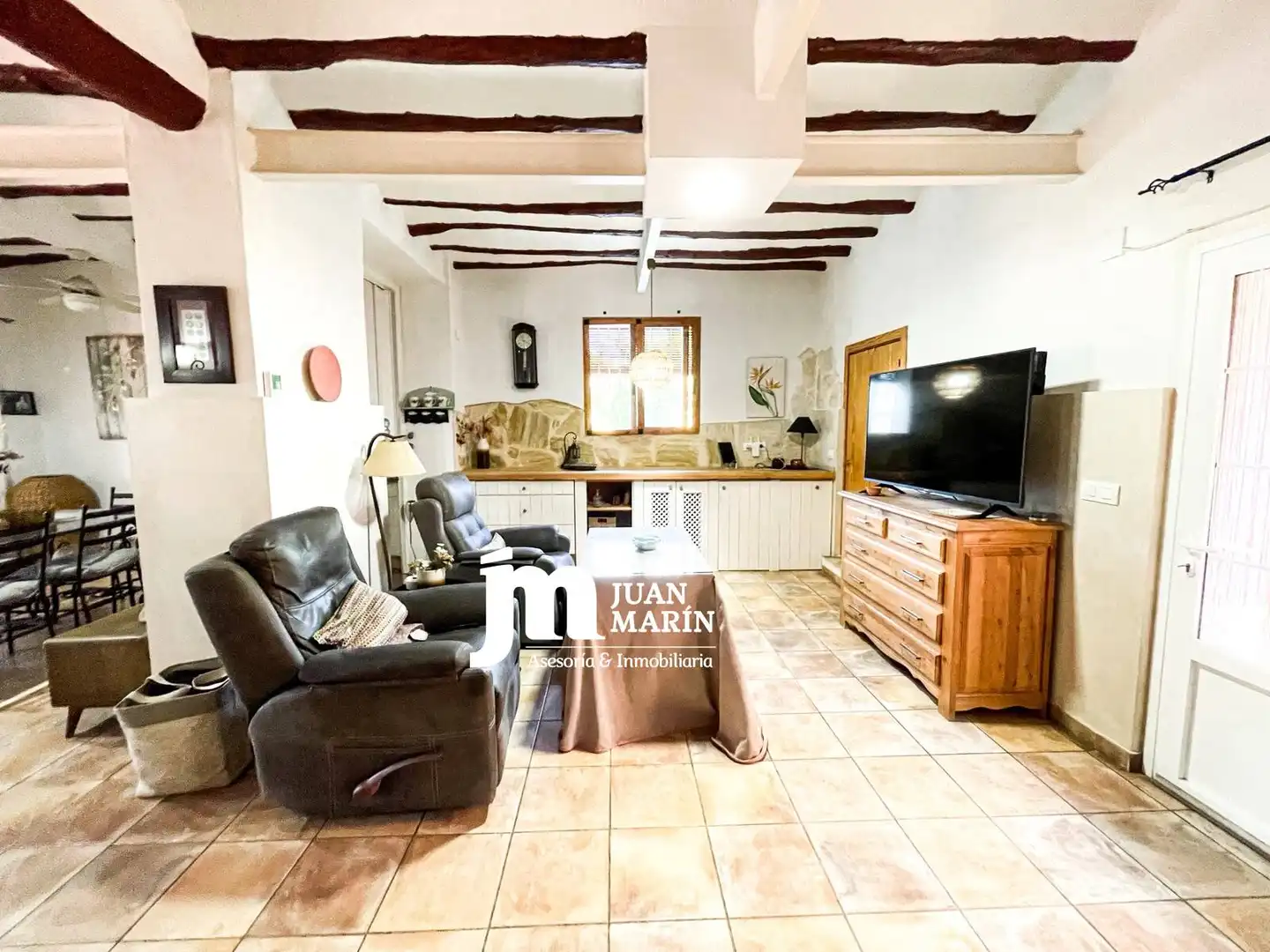 Sala de estar de Finca rústica en venta en Cieza con Aire acondicionado, Calefacción y Terraza