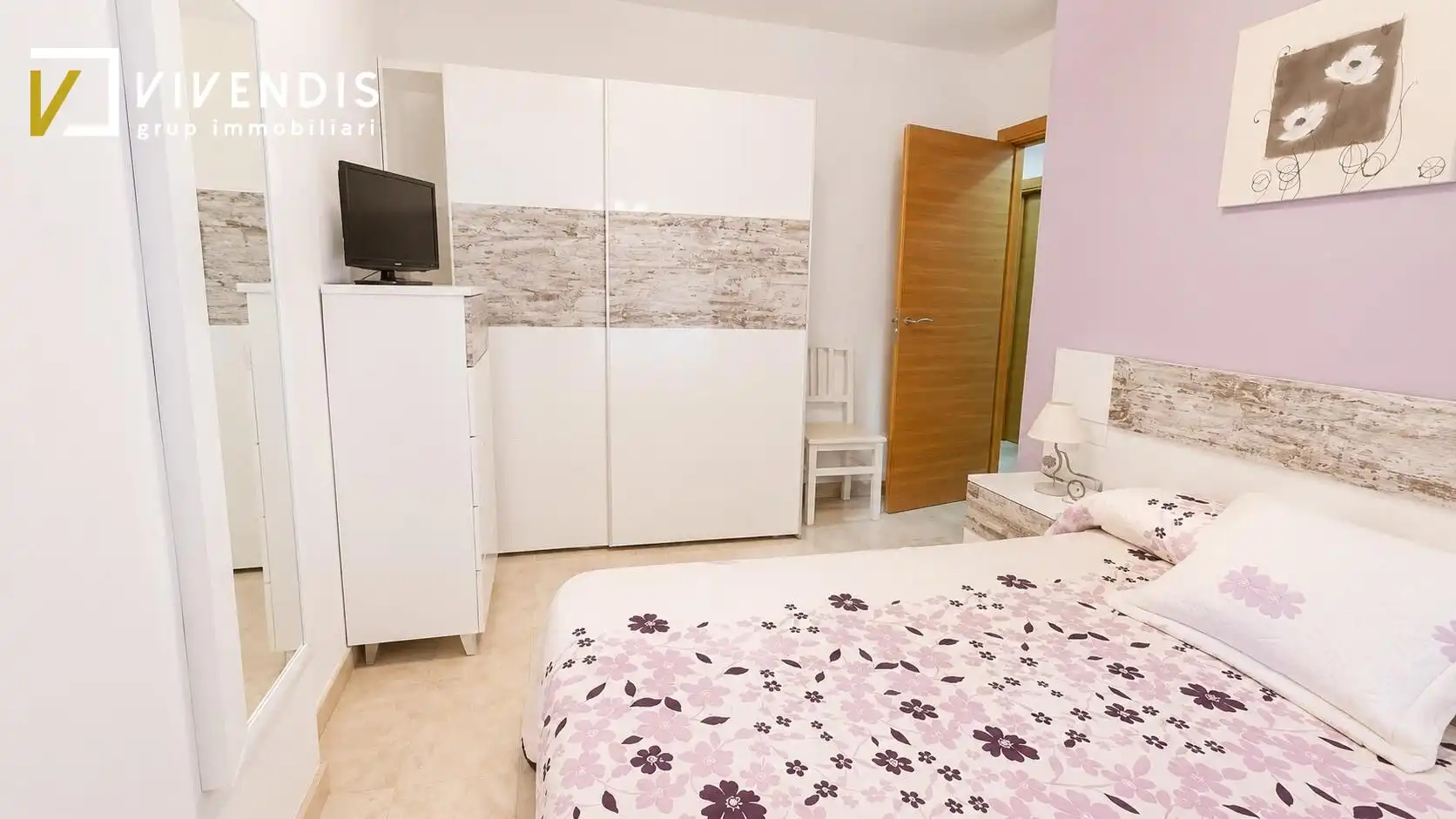 Bedroom of Apartments for sale in Térmens  with Air Conditioner, Heating and Terrace