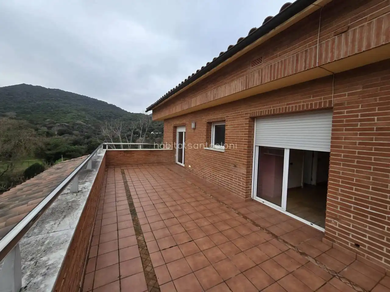 Terrassa de Casa o xalet en venda en Vallromanes amb Jardí privat, Terrassa i Piscina