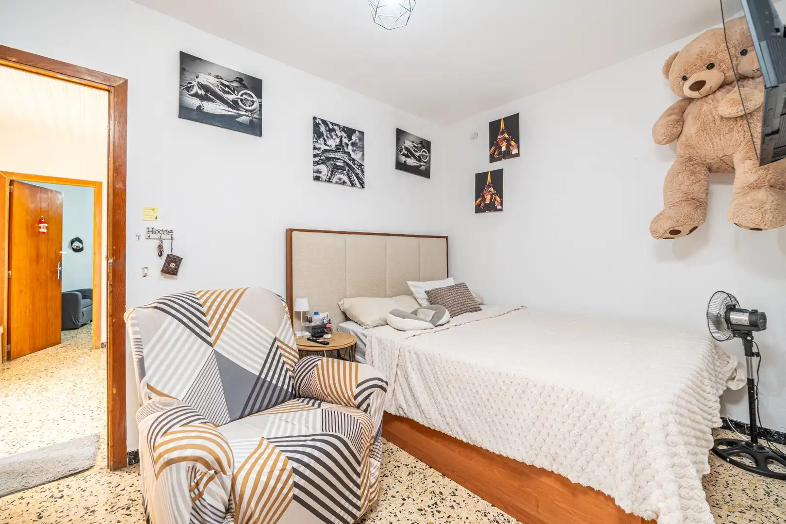 Schlafzimmer von Einfamilien-Reihenhaus zum Verkauf in  Palma de Mallorca mit Abstellraum und Balkon