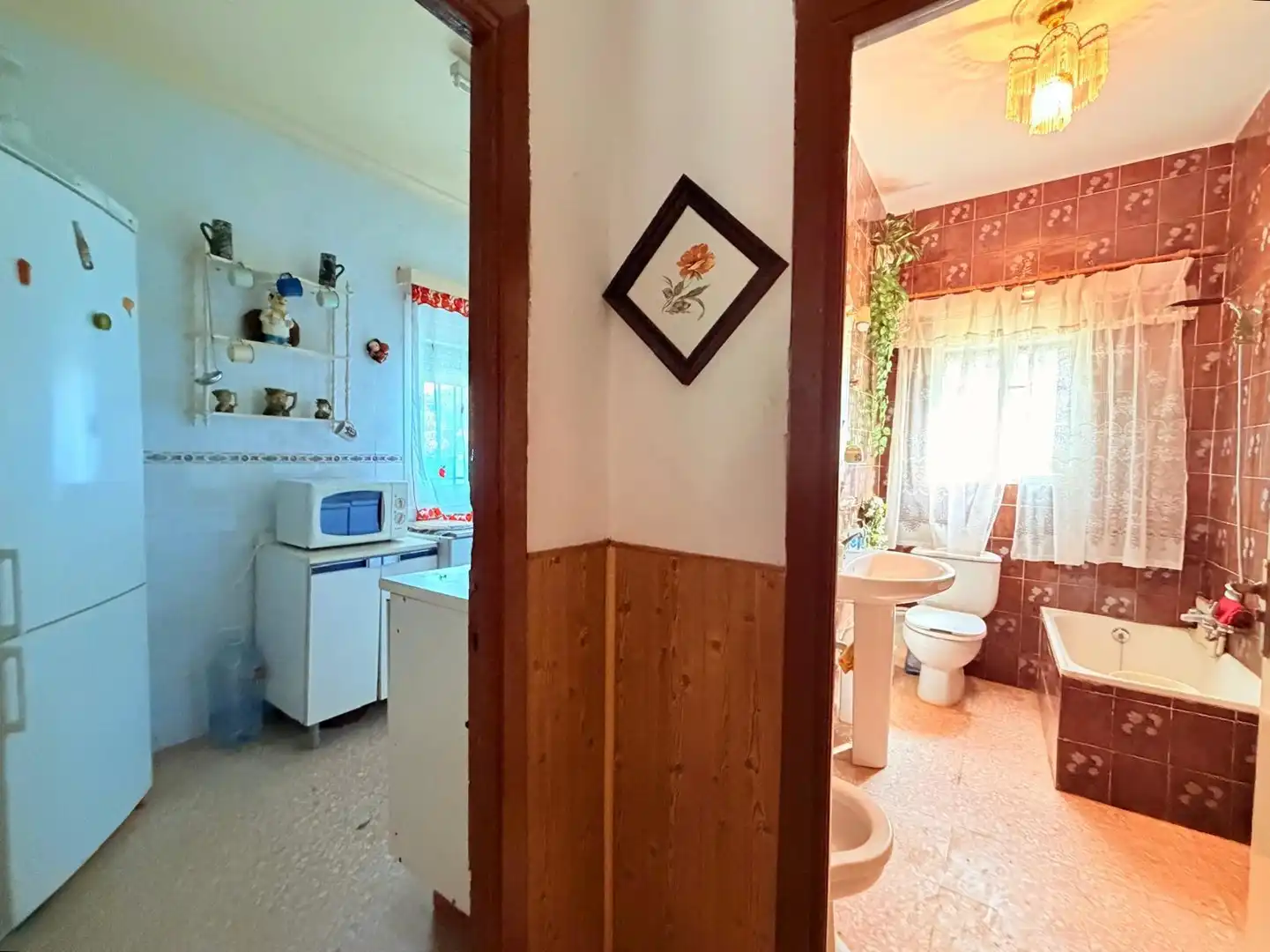 Cocina de Casa o chalet en venta en Valverde de Mérida con Jardín privado, Terraza y Trastero