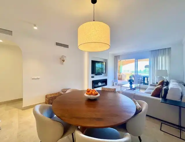 Esszimmer von Wohnung zum Verkauf in Marbella mit Klimaanlage, Heizung und Terrasse