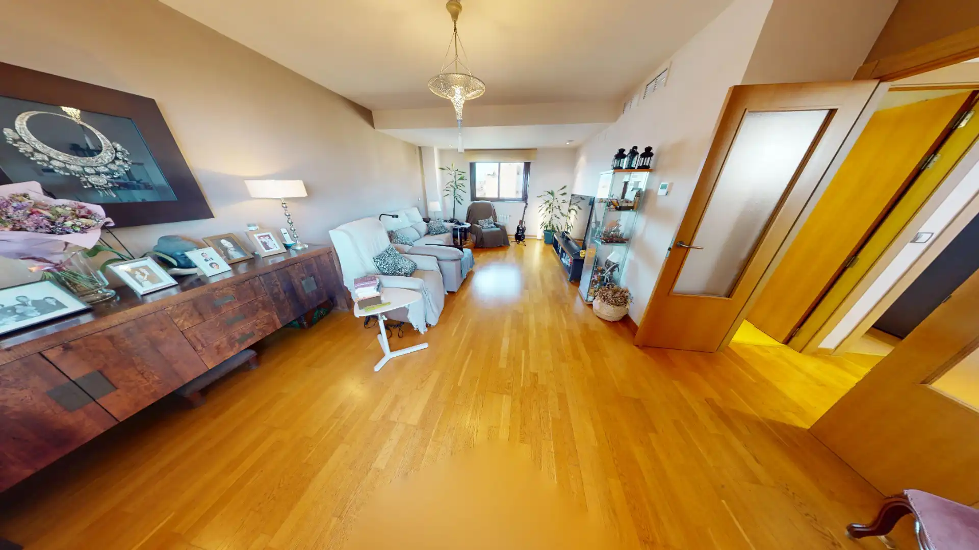 Living room of Attic for sale in Alicante / Alacant  with Air Conditioner, Heating and Parquet flooring