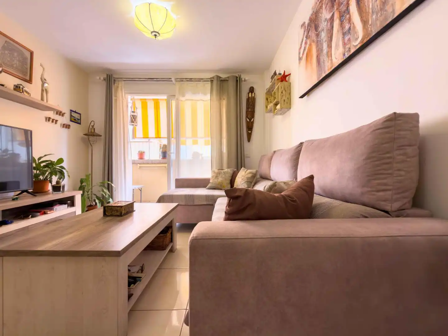 Sala de estar de Apartamento en venta en Granadilla de Abona con Trastero