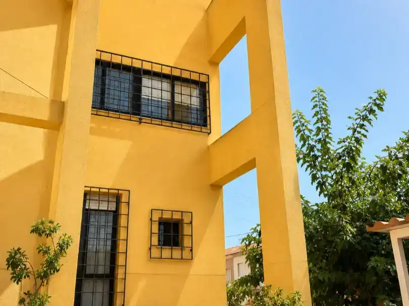 Vista exterior de Casa o chalet en venta en Cartagena con Aire acondicionado, Jardín privado y Parquet
