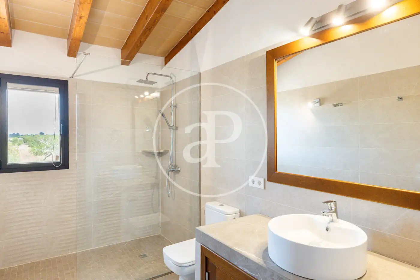 Bathroom of Houses for rent in Felanitx  with Air Conditioner, Private garden and Swimming Pool