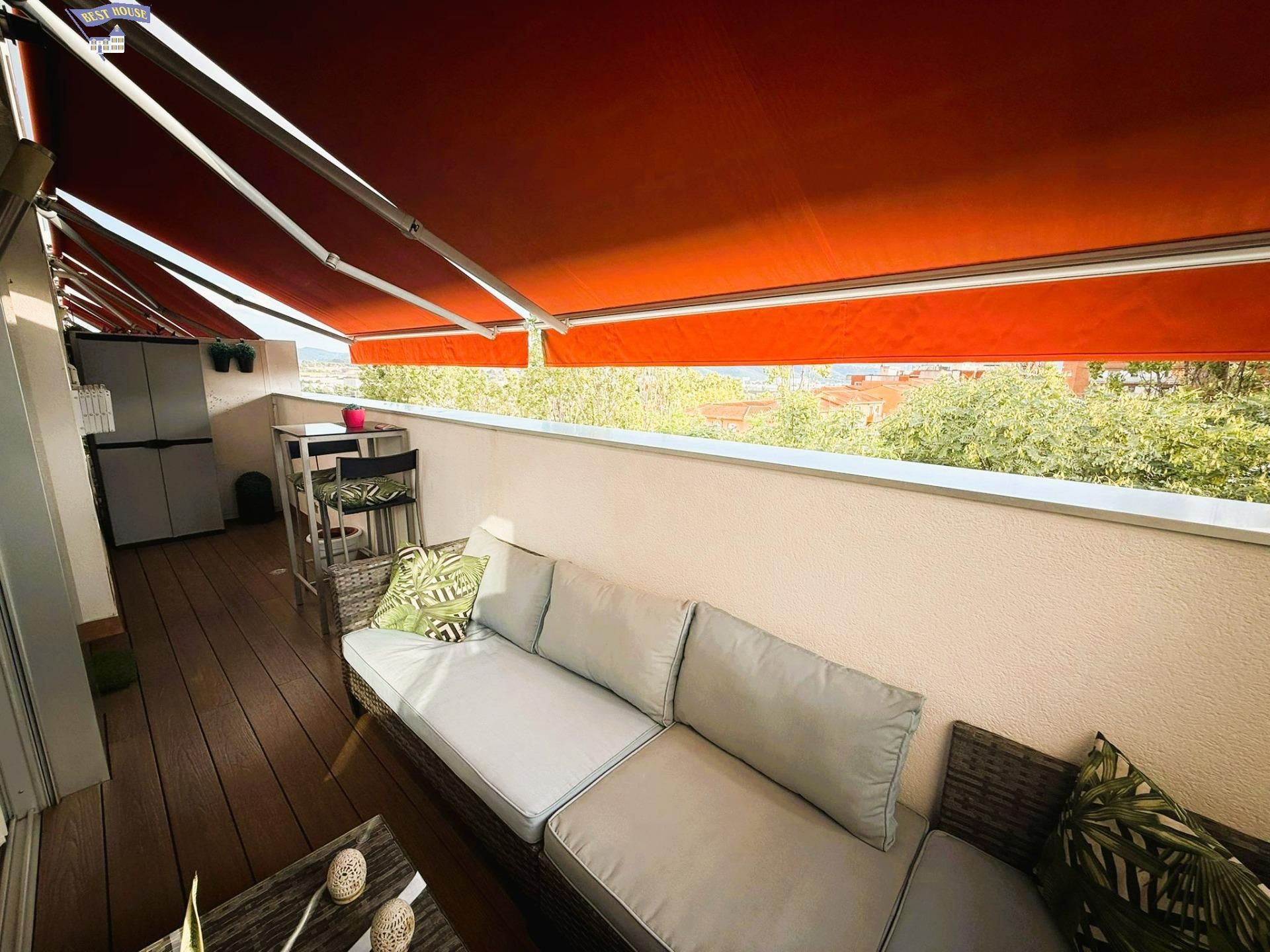 Terrace of Flat for sale in Parets del Vallès  with Air Conditioner, Heating and Parquet flooring