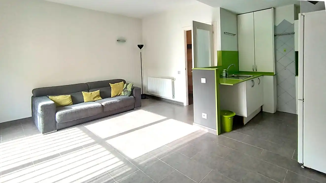 Sala de estar de Piso en venta en Barcelona con Calefacción y Horno