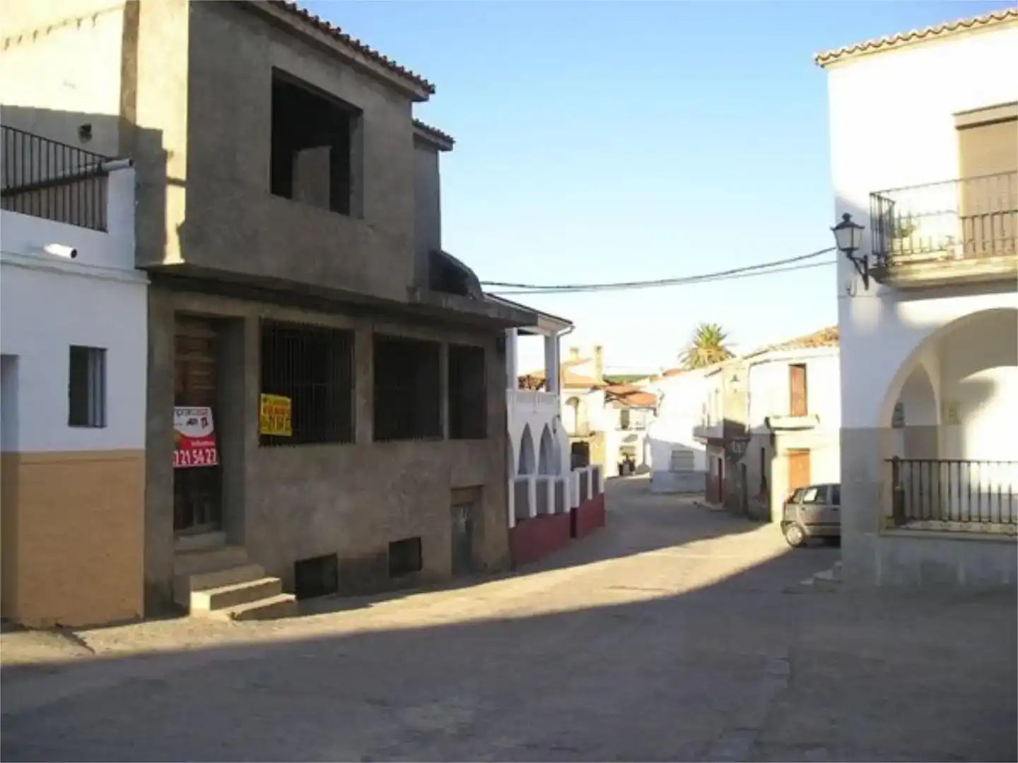 Vista exterior de Casa adosada en venda en Salvatierra de Santiago, Cáceres