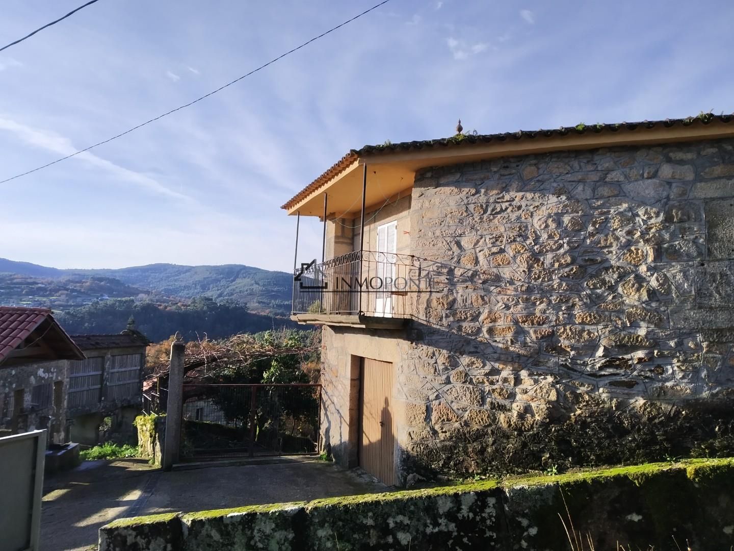 Exterior view of House or chalet for sale in Campo Lameiro  with Private garden