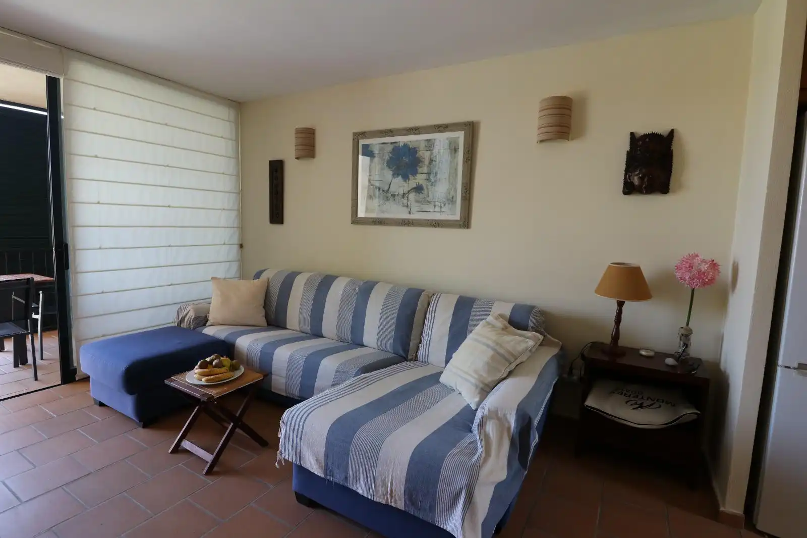 Wohnzimmer von Einfamilien-Reihenhaus zum Verkauf in Maó - Mahón mit Klimaanlage, Privatgarten und Terrasse