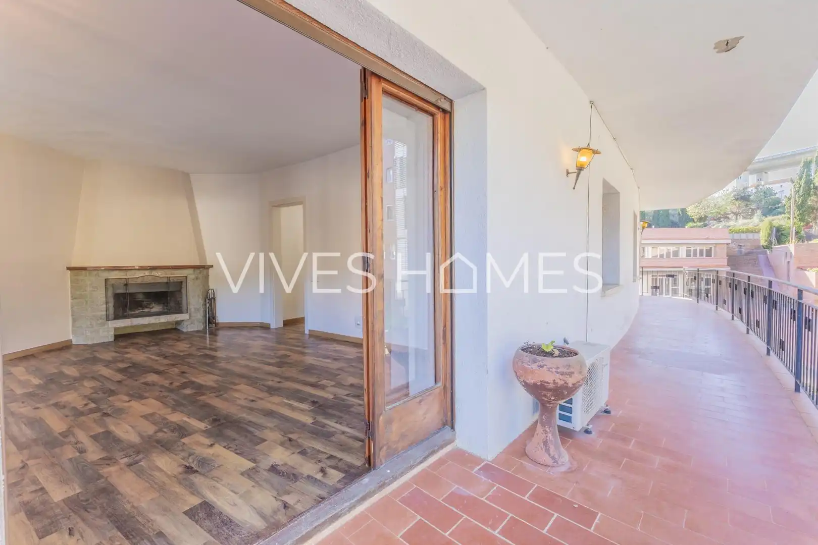 Living room of Flat for sale in Sant Vicenç de Montalt  with Air Conditioner, Heating and Terrace