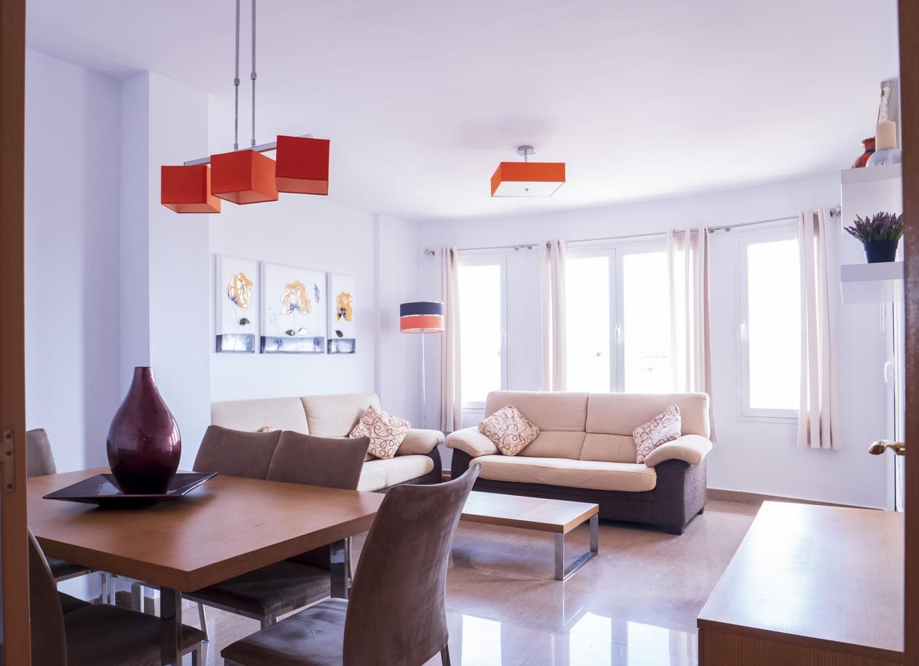 Sala de estar de Piso de alquiler en Málaga Capital