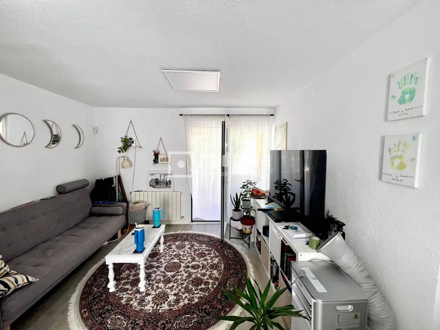 Sala de estar de Piso de alquiler en Madrid con Calefacción y Terraza