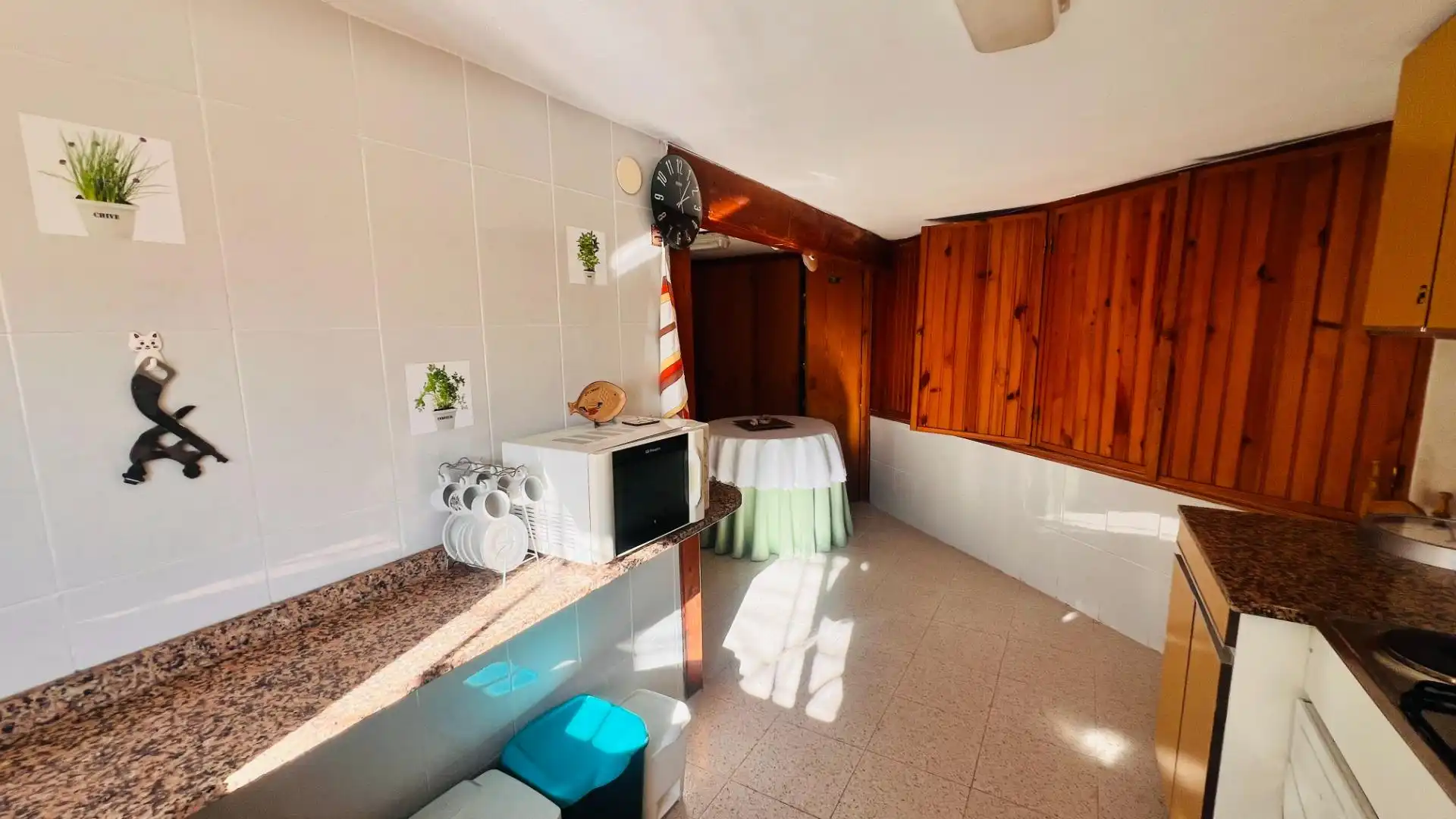 Cocina de Finca rústica en venta en Pratdip con Aire acondicionado, Jardín privado y Terraza