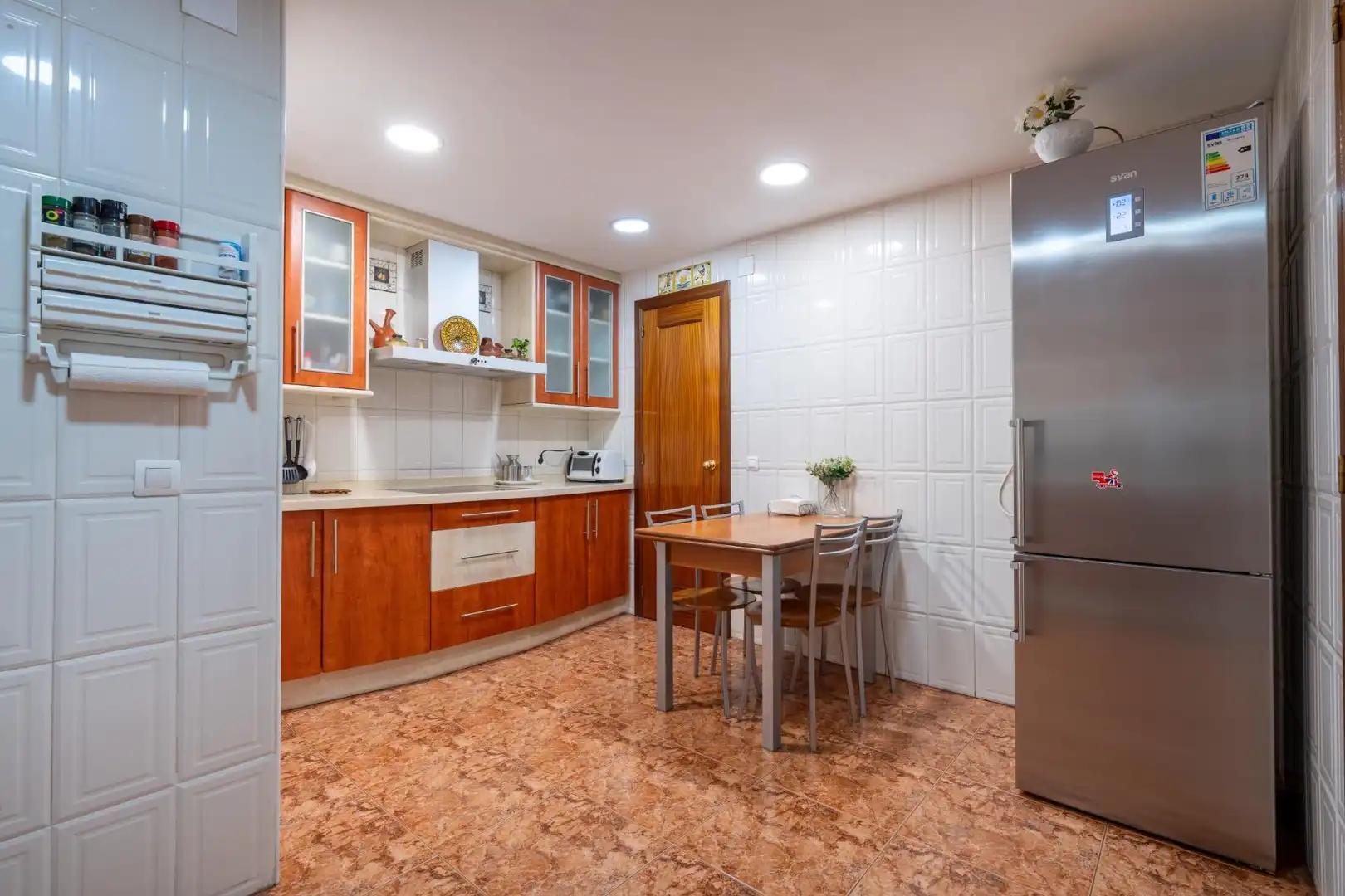 Kitchen of Flat for sale in Almería  with Air Conditioner, Storage room and Balcony