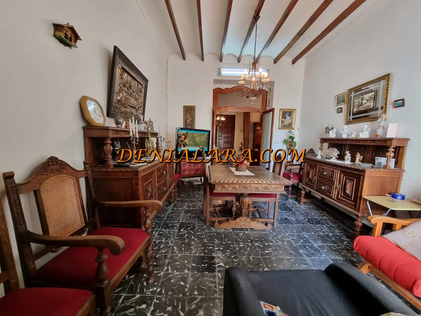 Sala de estar de Casa o chalet en venta en Sagra con Jardín privado, Terraza y Trastero